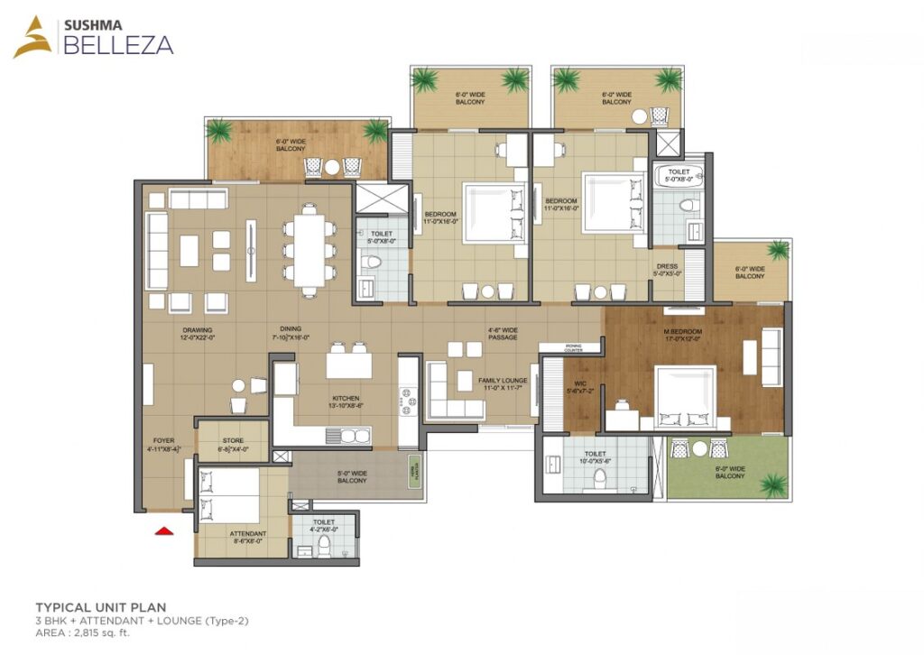 Unit-Plan-SUSHMA-Belleza_2815-sqft_